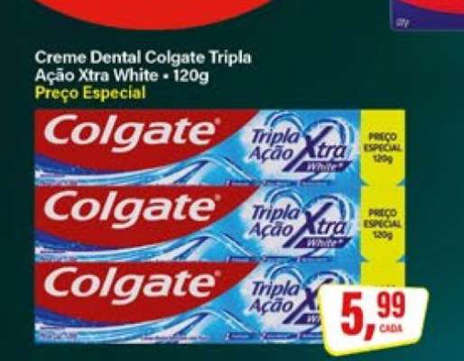 Creme Dental Colgate Tripla Ação Xtra White