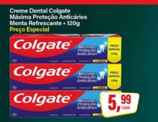 Creme Dental Colgate Máxima Proteção Anticáries