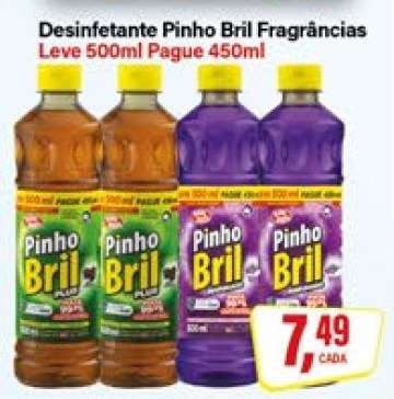 Desinfetante Pinho Bril Fragrâncias