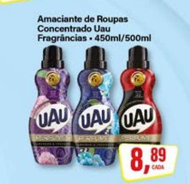 Amaciante de Roupas Concentrado Uau