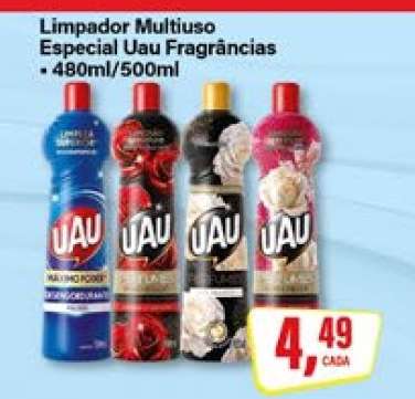 Limpador Multiuso Especial Uau Fragrâncias