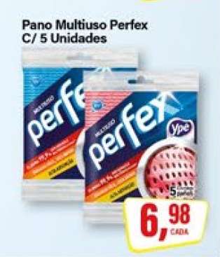 Pano Multiuso Perfex C/ 5 Unidades