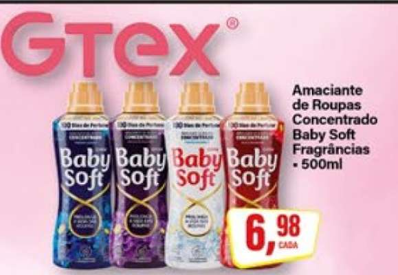 Amaciante de Roupas Concentrado Baby Soft