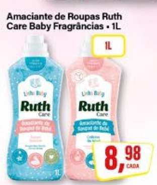 Amaciante de Roupas Ruth Care Baby Fragrâncias