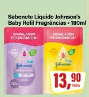 Sabonete Líquido Johnson's Baby Refil Fragrâncias