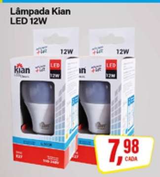 Lâmpada Kian LED 12W