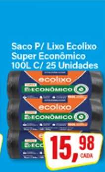 Saco P/ Lixo Ecolixo Super Econômico