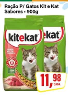Ração P/ Gatos Kit e Kat Sabores