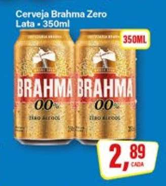 Cerveja Brahma Zero Lata
