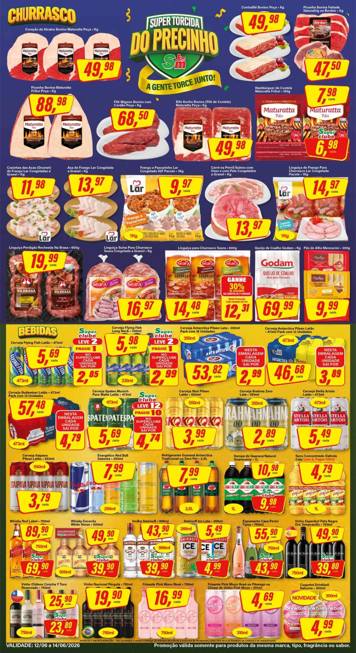 Folheto Rede Supermarket - 12/06/2026 - 14/06/2026. Página 1