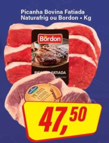 Picanha Bovina Fatiada