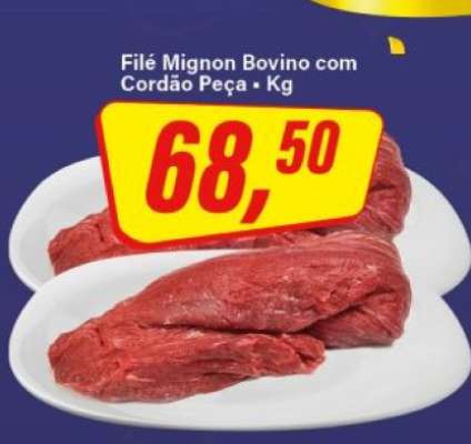 Filé Mignon Bovino com Cordão Peça