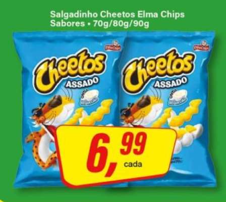 Salgadinho Cheetos Elma Chips Sabores