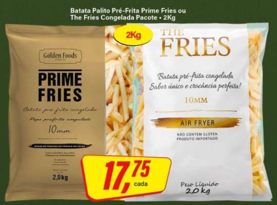 Golden Foods Prime Fries