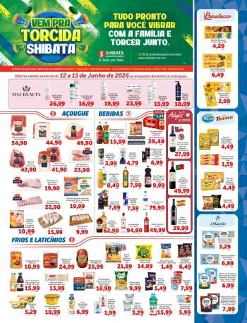 Folheto Shibata Supermercados - 18/06/2026 - 22/06/2026.