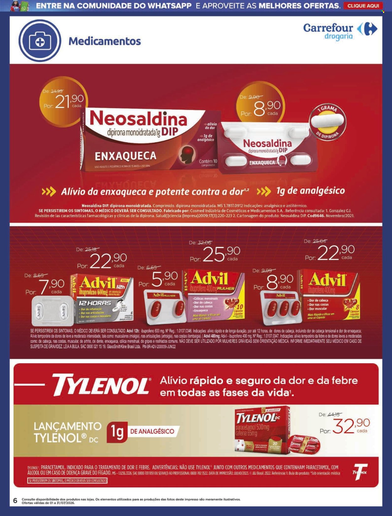 Folheto Carrefour Hiper - 01/07/2026 - 31/07/2026. Página 6
