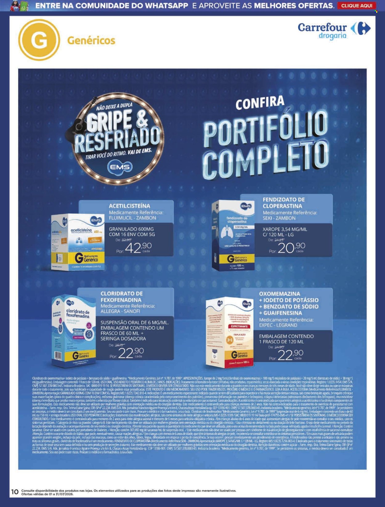 Folheto Carrefour Hiper - 01/07/2026 - 31/07/2026. Página 10