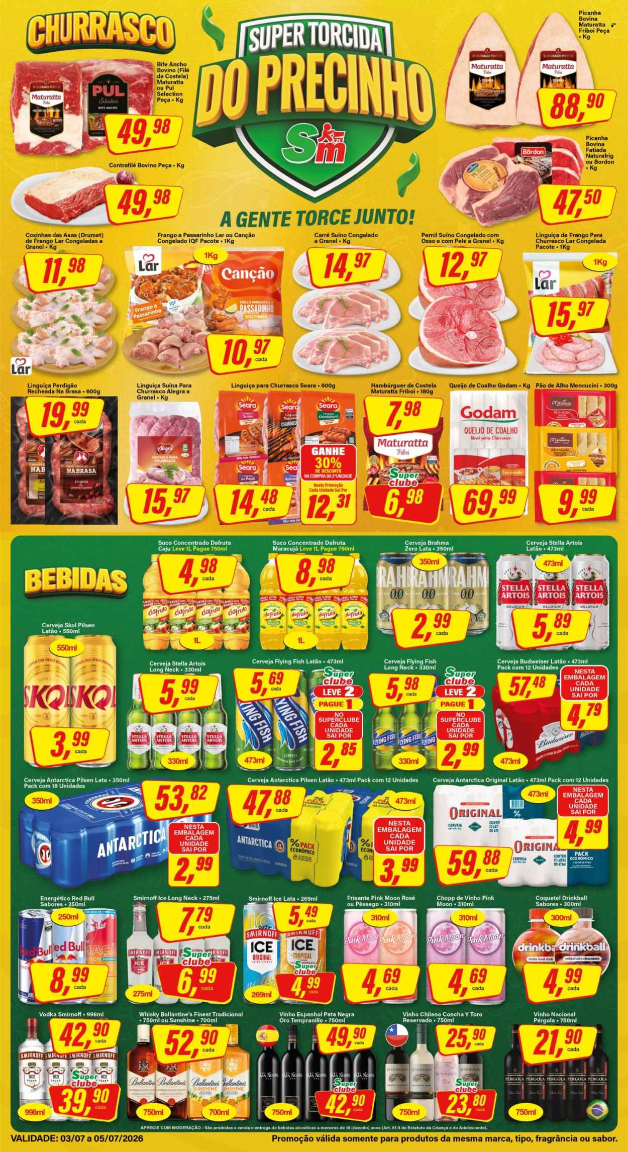 Folheto Rede Supermarket - 03/07/2026 - 05/07/2026. Página 1