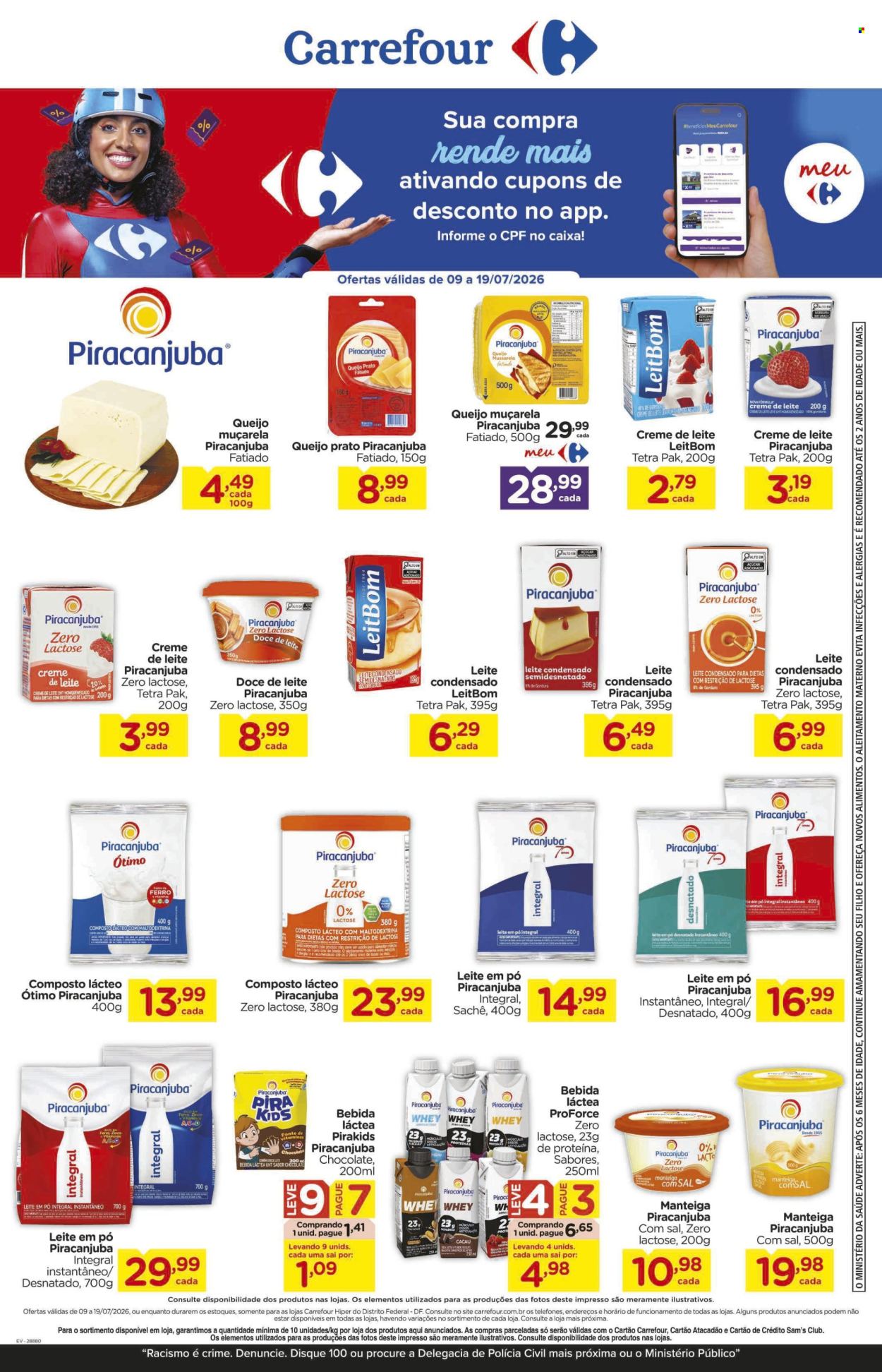 Folheto Carrefour Hiper - 09/07/2026 - 19/07/2026. Página 1