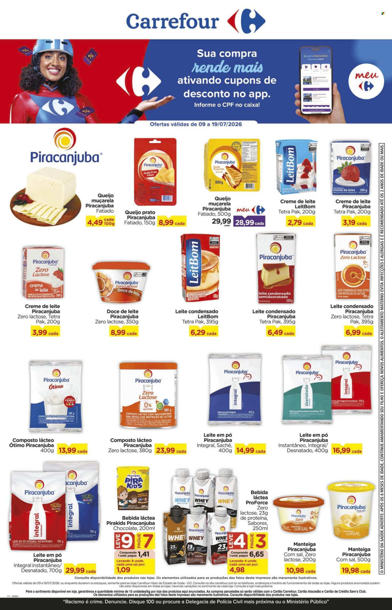 Folheto Carrefour Hiper - 09/07/2026 - 19/07/2026. Página 1
