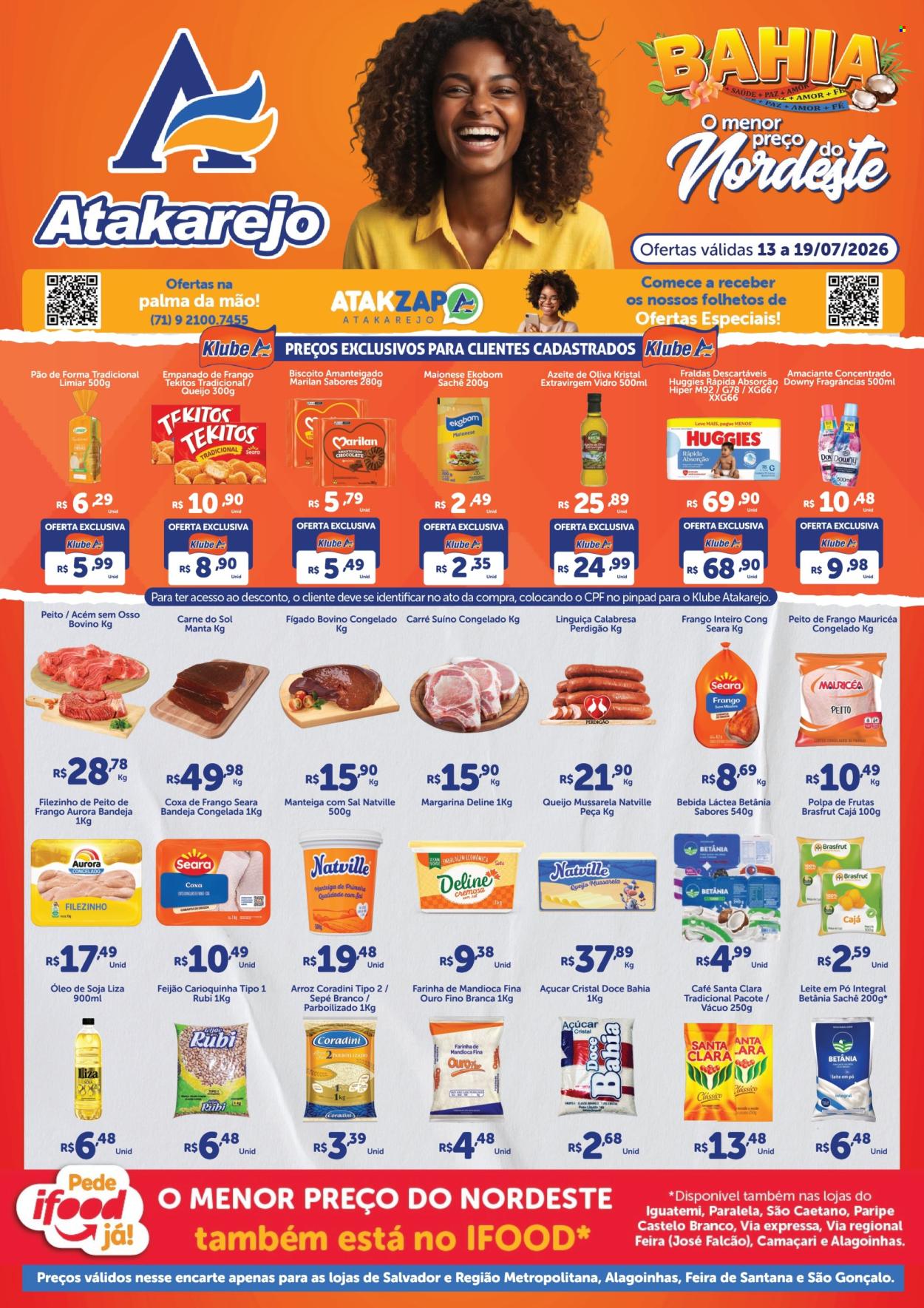 Folheto Atakadão Atakarejo - 13/07/2026 - 19/07/2026. Página 1