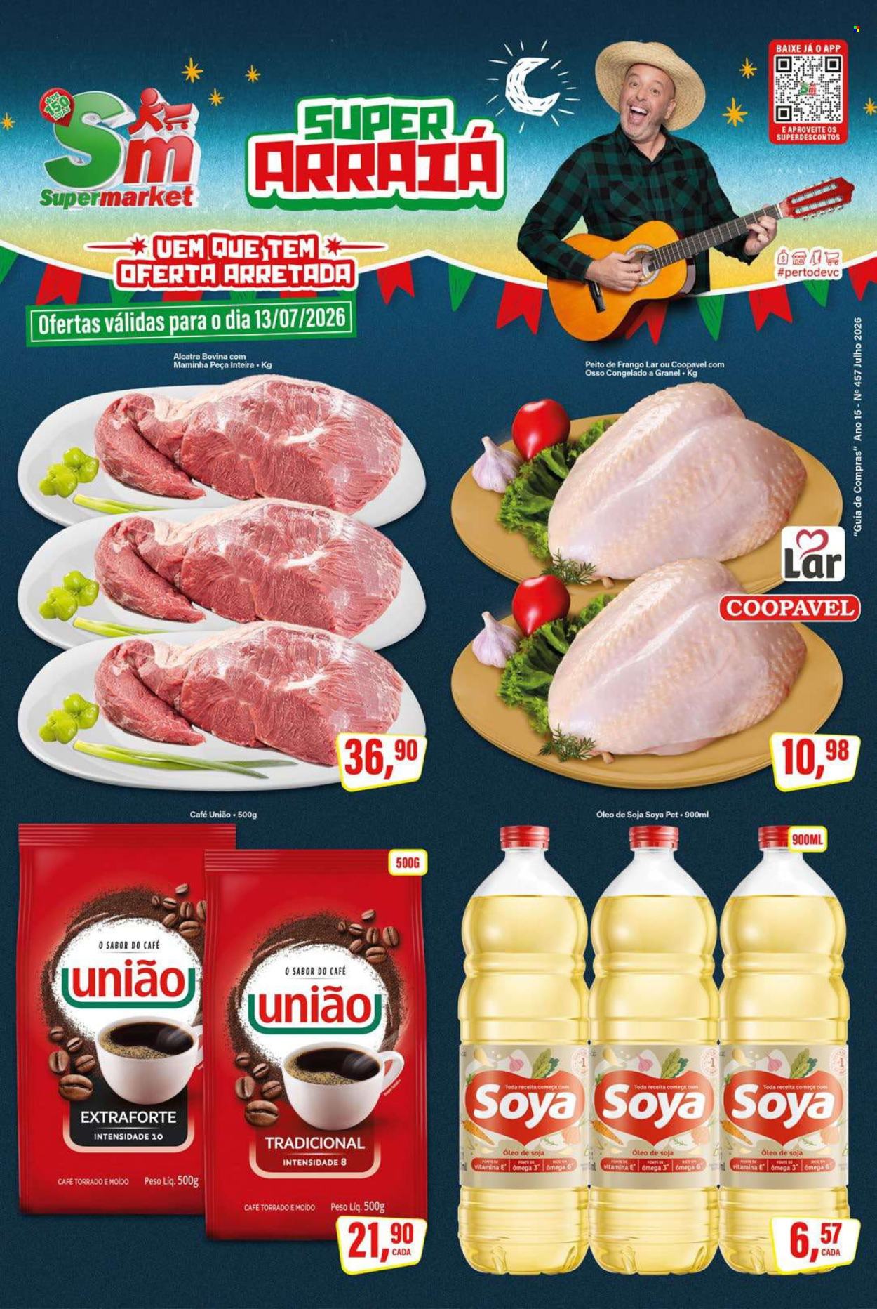 Folheto Rede Supermarket - 09/07/2026 - 29/07/2026. Página 1