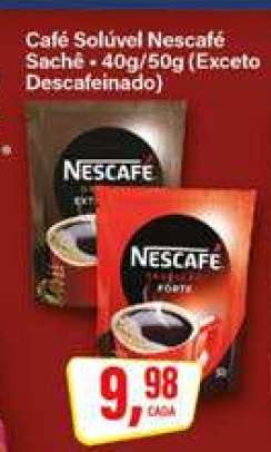Café Solúvel Nescafé Sachê