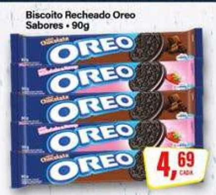 Biscoito Recheado Oreo Sabores