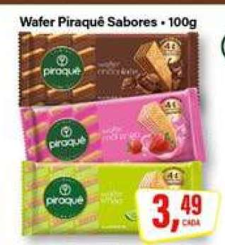 Wafer Piraquê Sabores