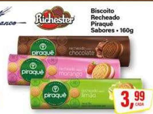 Biscoito Recheado Piraquê Sabores