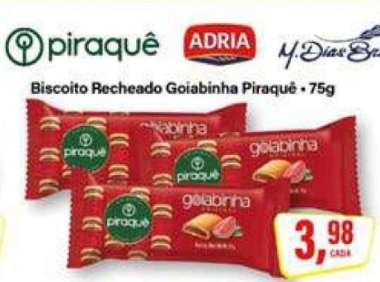 Biscoito Recheado Goiabinha Piraquê