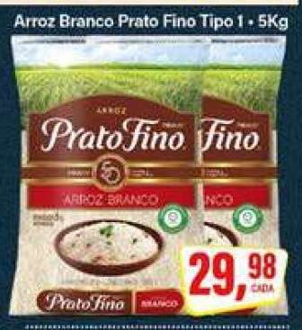 Arroz Branco Prato Fino Tipo 1 - 5Kg