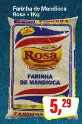 Farinha de Mandioca Rosa - 1Kg