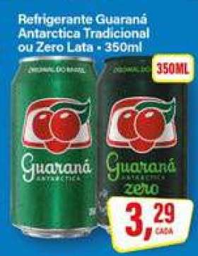 Refrigerante Guaraná Antarctica Tradicional ou Zero Lata