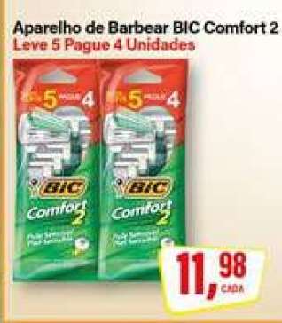 Aparelho de Barbear Bic Comfort 2