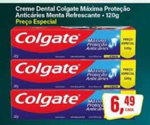 Creme Dental Colgate Máxima Proteção Anticáries Menta Refrescante