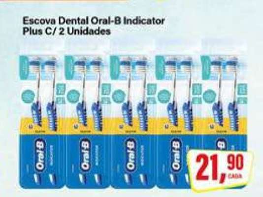 Escova Dental Oral-B Indicator Plus C/ 2 Unidades