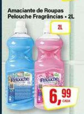 Amaciante de Roupas Pelouche Fragrâncias