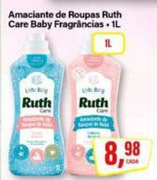Amaciante de Roupas Ruth Care Baby Fragrâncias