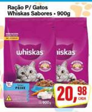 Ração P/ Gatos Whiskas Sabores