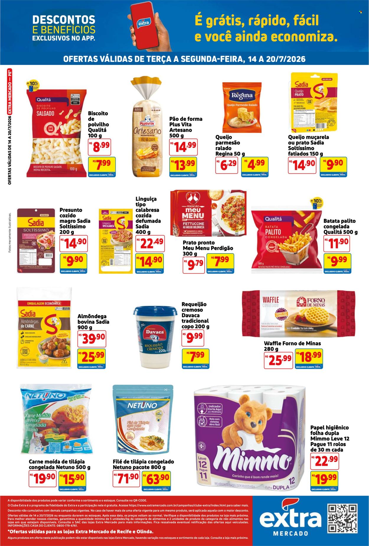 Folheto Mercado Extra - 14/07/2026 - 20/07/2026. Página 2