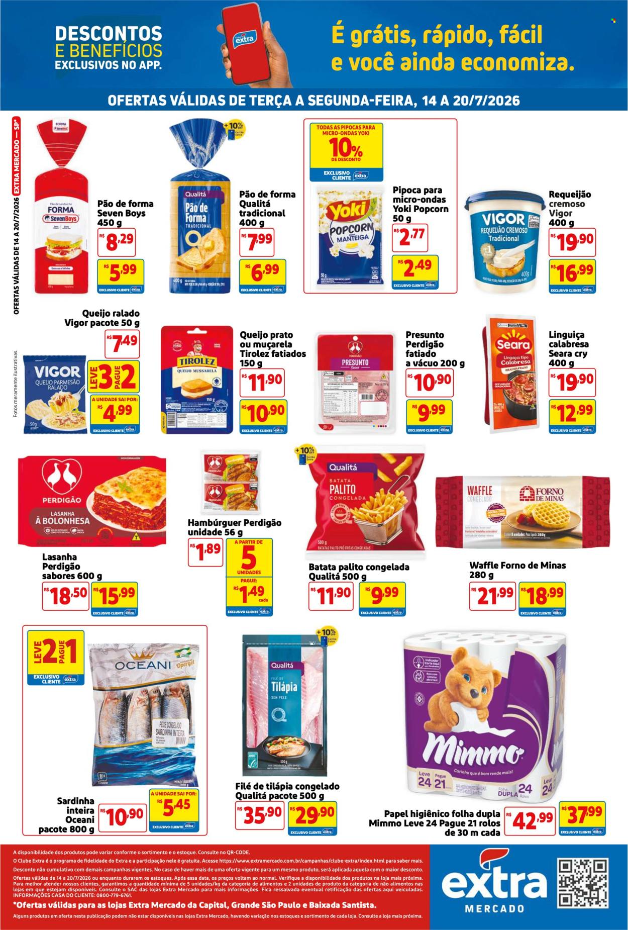 Folheto Mercado Extra - 14/07/2026 - 20/07/2026. Página 2
