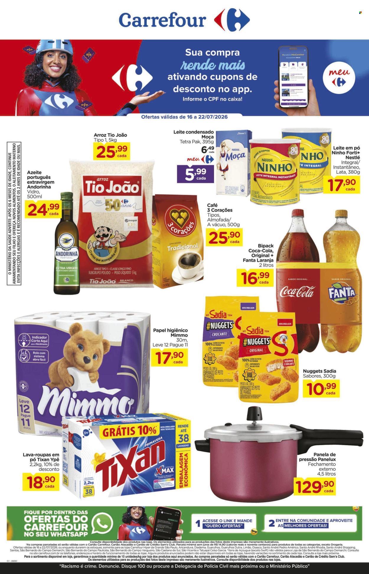 Folheto Carrefour Hiper - 16/07/2026 - 22/07/2026. Página 1