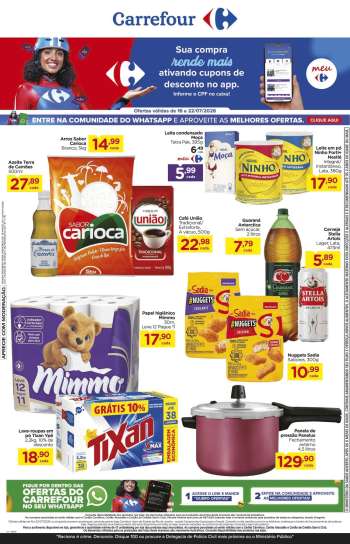 Folheto Carrefour Hiper - 16/07/2026 - 22/07/2026.