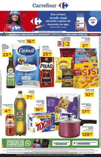 Folheto Carrefour Hiper - 16/07/2026 - 22/07/2026.