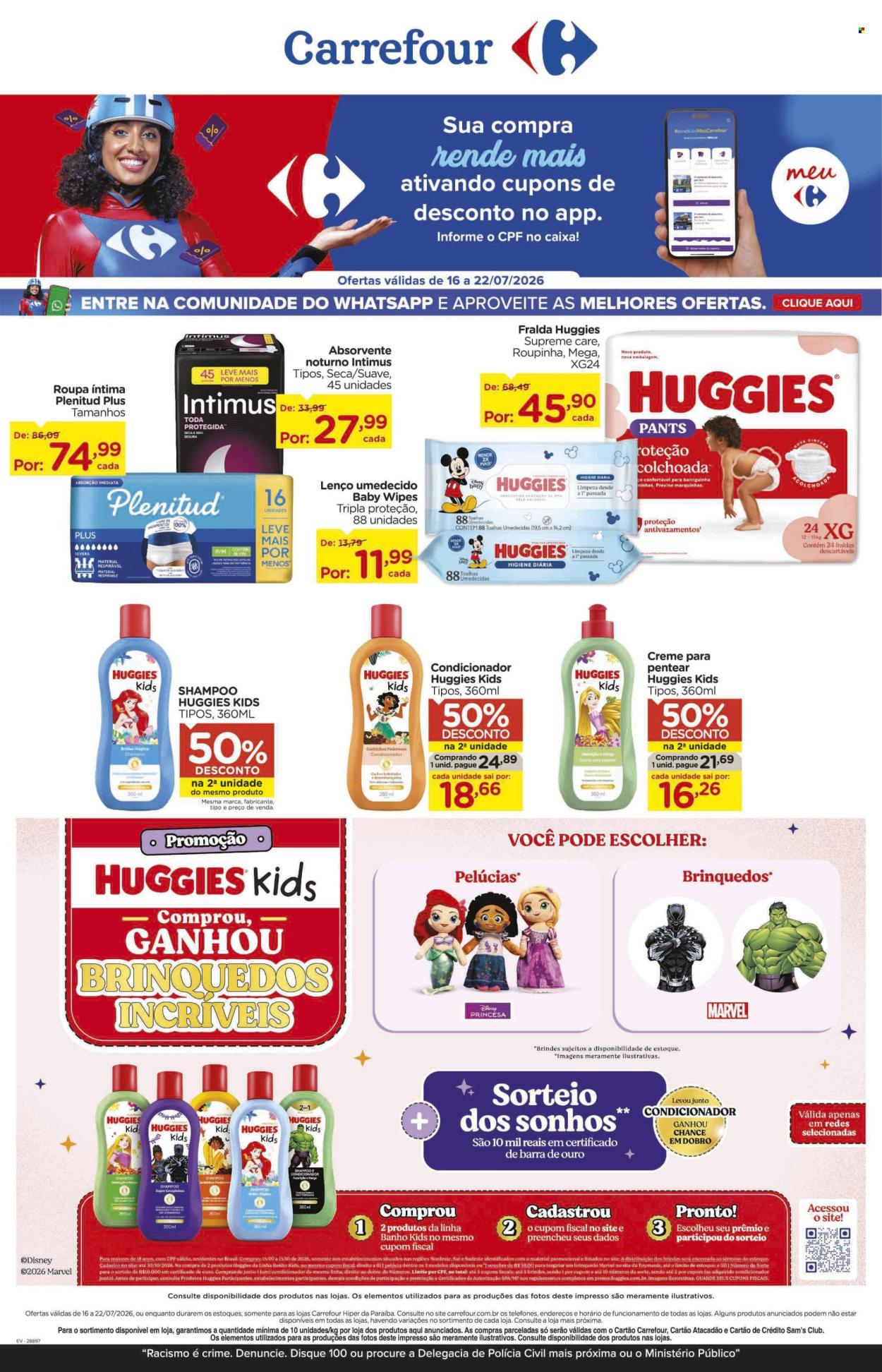 Folheto Carrefour Hiper - 16/07/2026 - 22/07/2026. Página 1