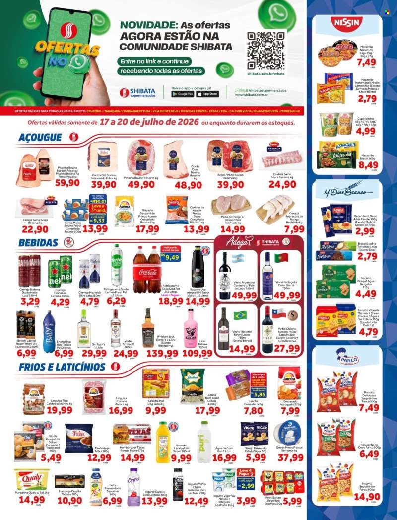 Folheto Shibata Supermercados - 17/07/2026 - 20/07/2026.