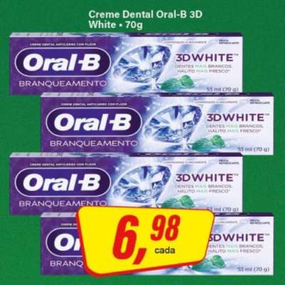 Creme Dental Oral-B 3D White
