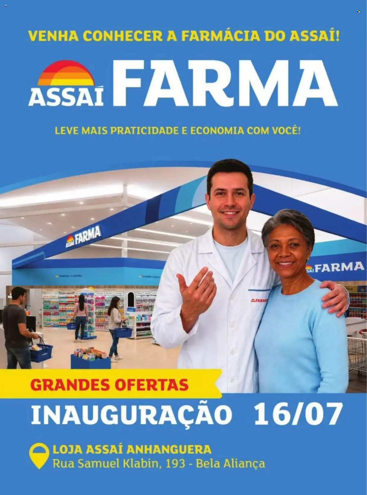 Folheto Assaí Atacadista - 16/07/2026 - 31/07/2026. Página 1