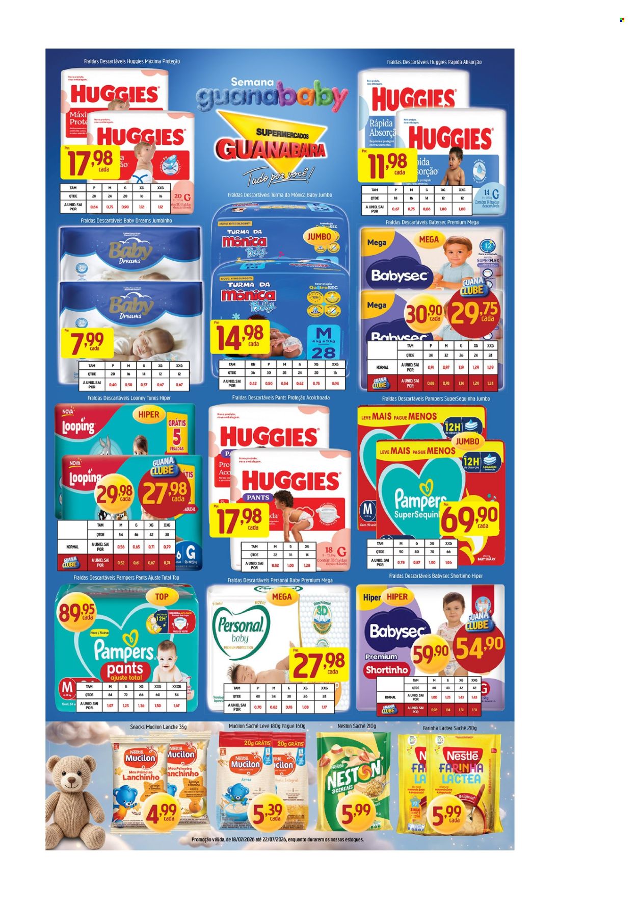 Folheto Supermercados Guanabara - 18/07/2026 - 22/07/2026. Página 11